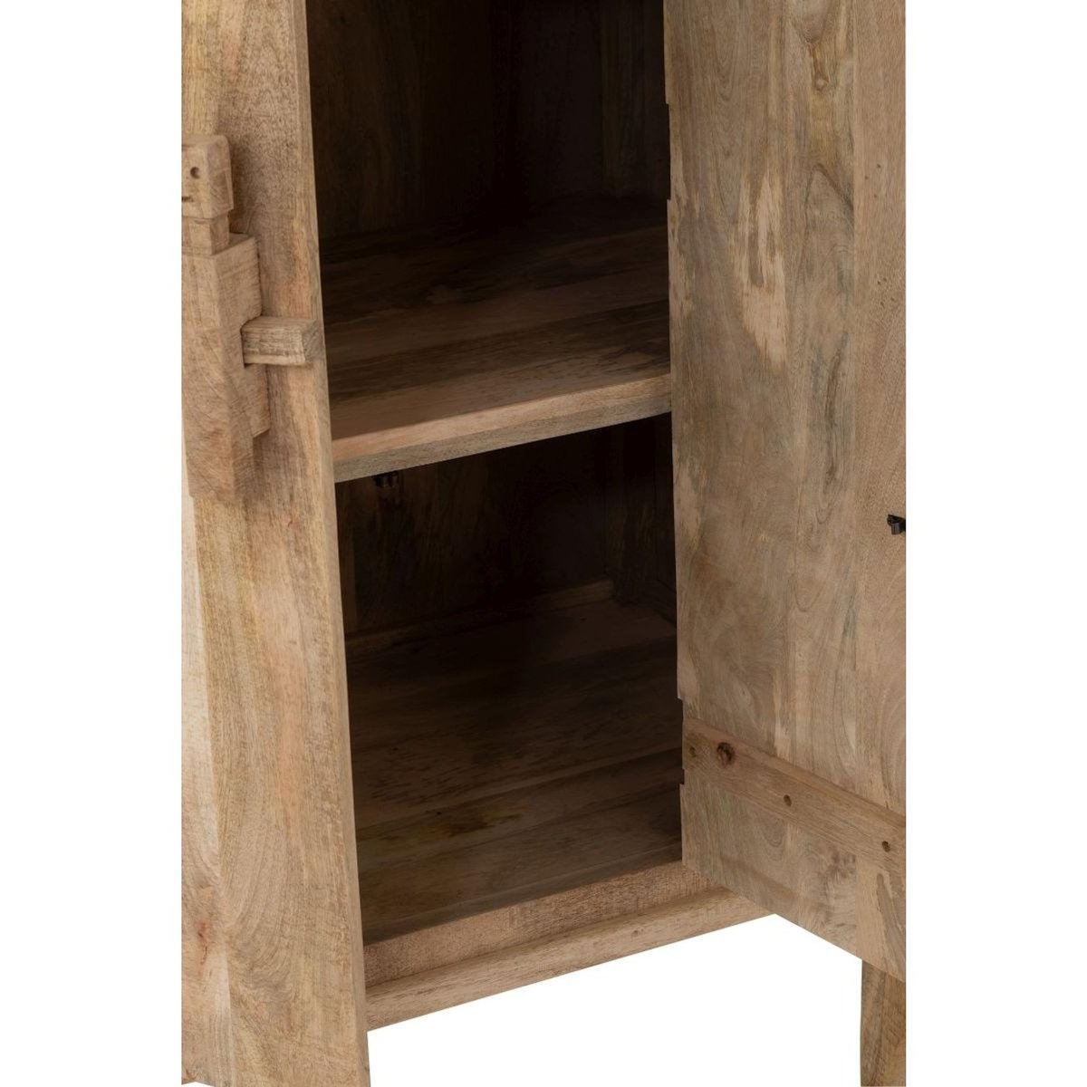 Paris Prix Armoire en Bois de Manguier  Silex  110cm Naturel