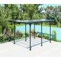 Voir la diapositive 2 : Habitat et Jardin Carport voiture  Denver  - 5.02 x 3.13 x 2.05 m - Transparent / Noir