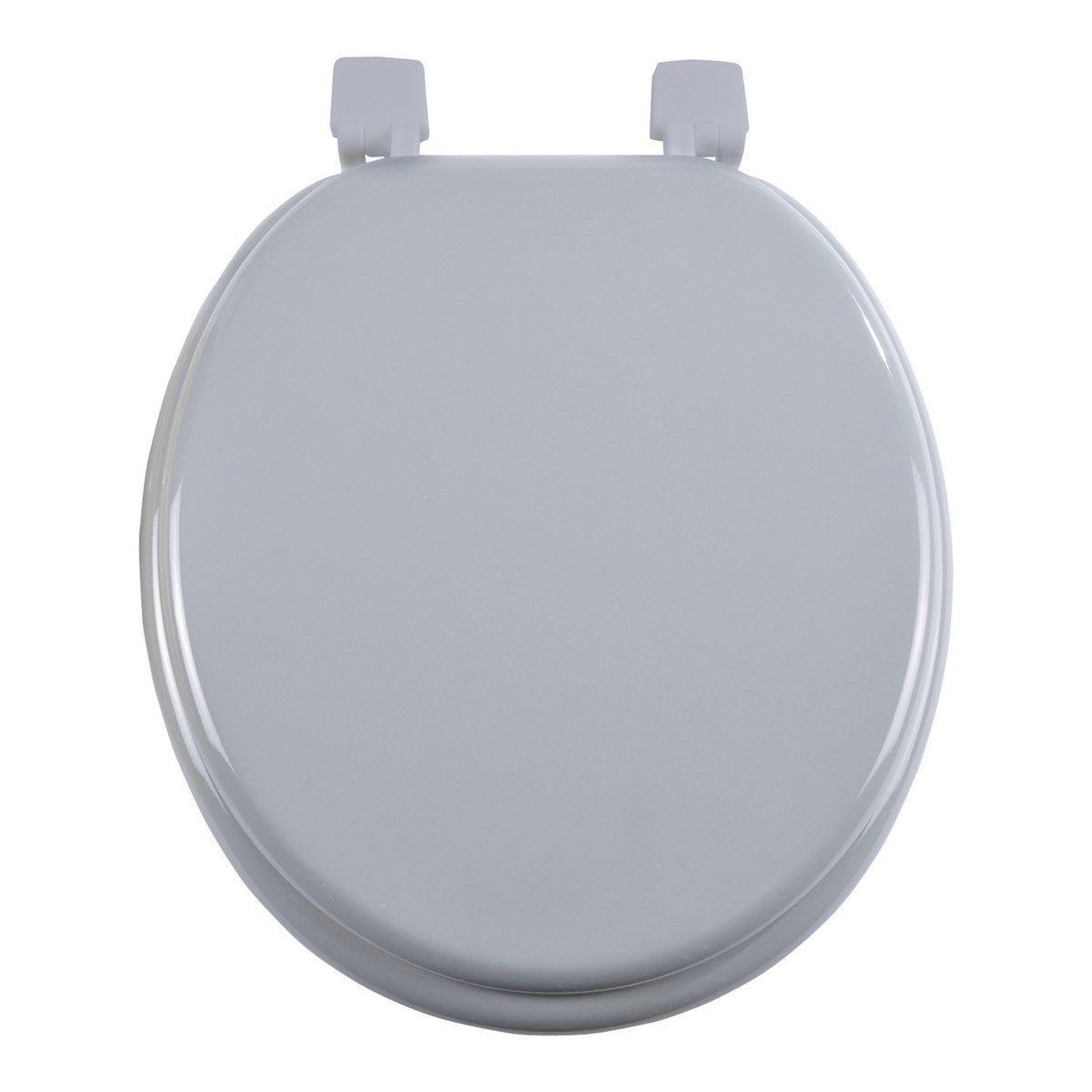 Douceur d'Intérieur Abattant wc uni  vitamine ii  37cm gris clair