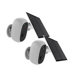CHACON 2 caméras avec panneau solaire - CHACON - 2-IPCAM-BE03-PS - Extérieur - WiFi