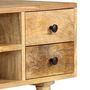 Voir la diapositive 5 : VIDAXL Meuble TV 110x35x40 cm Bois massif de manguier