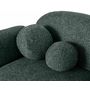 Voir la diapositive 4 : LISA DESIGN Velris - canapé d'angle droit 3 places en tissu moucheté