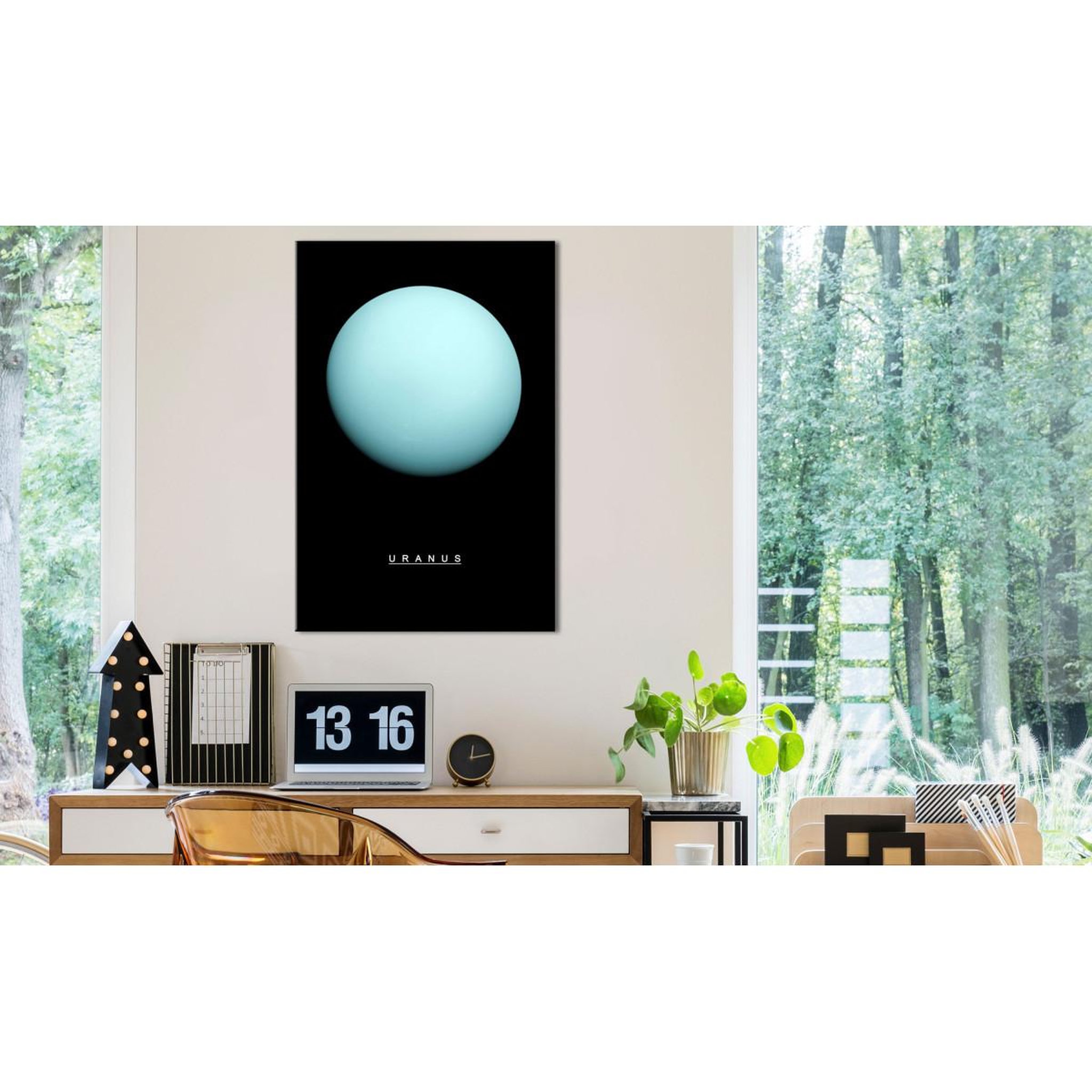 Voir la diapositive 2 : Paris Prix Tableau Imprimé  Uranus