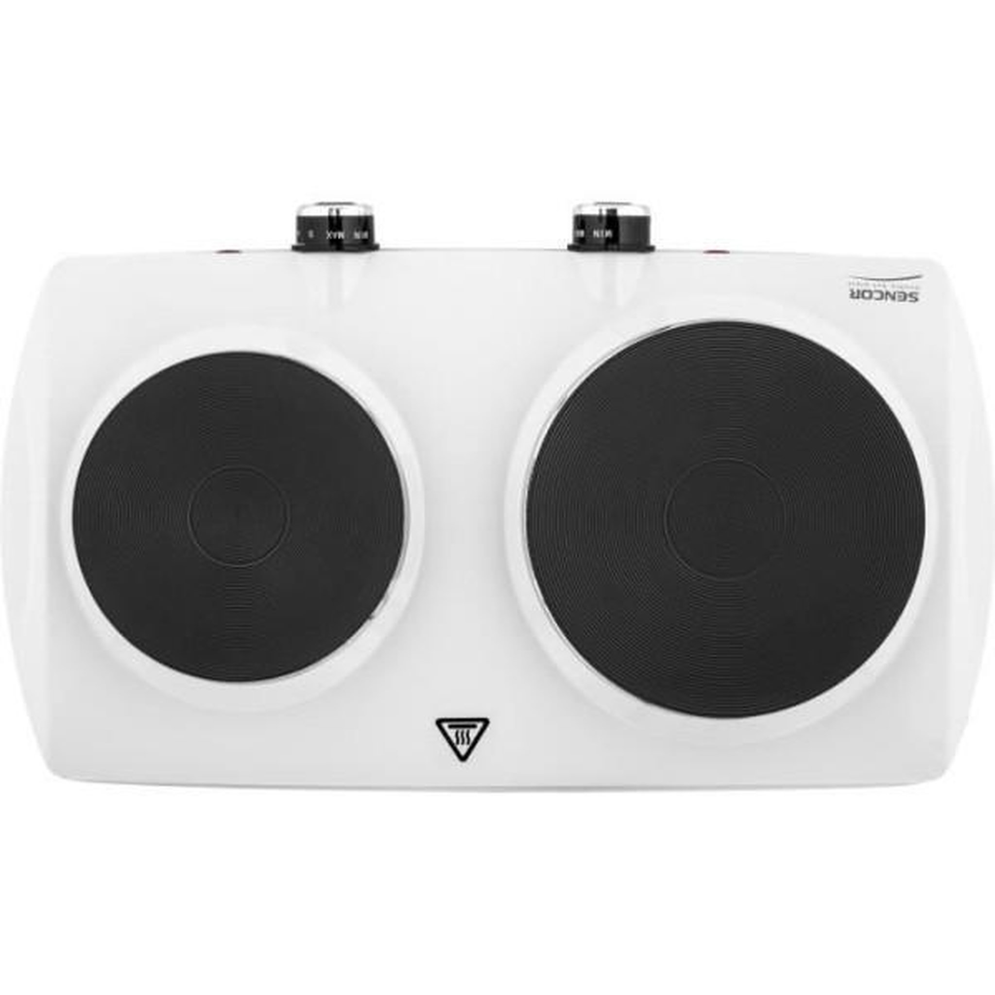 Voir la diapositive 3 : MARKET24 Plaque de Cuisson - Mobile Electrique Plaque de cuisson électrique - SENCOR - SCP 2253WH-EUE4 - 2500 W - 2 foyers - Blanc