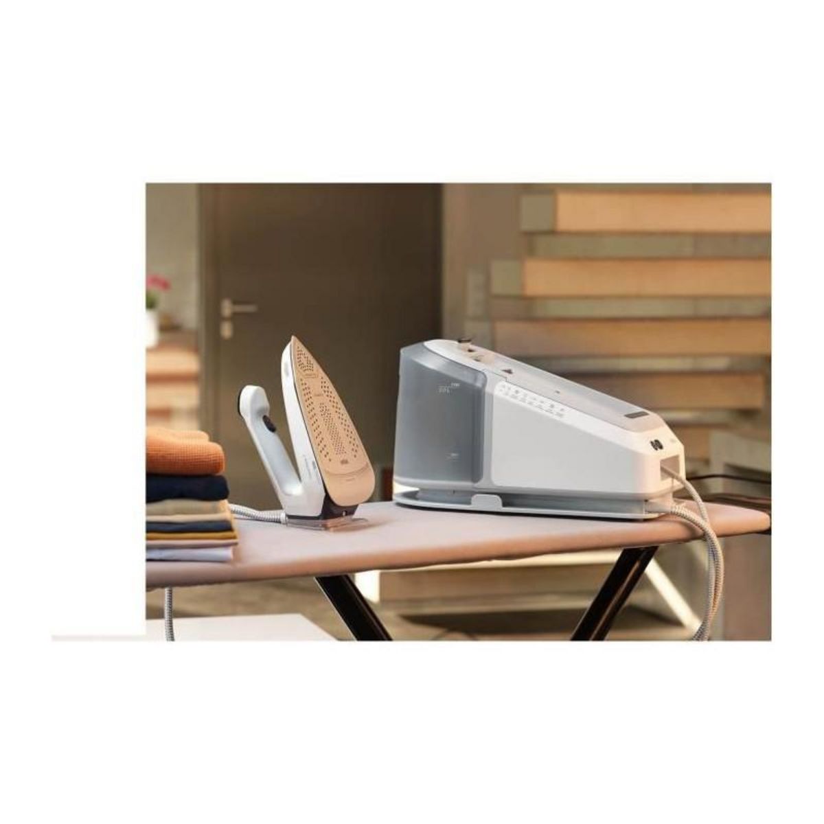 BRAUN Centrale vapeur Braun CareStyle 7 Pro 2700 W Blanc et Gris