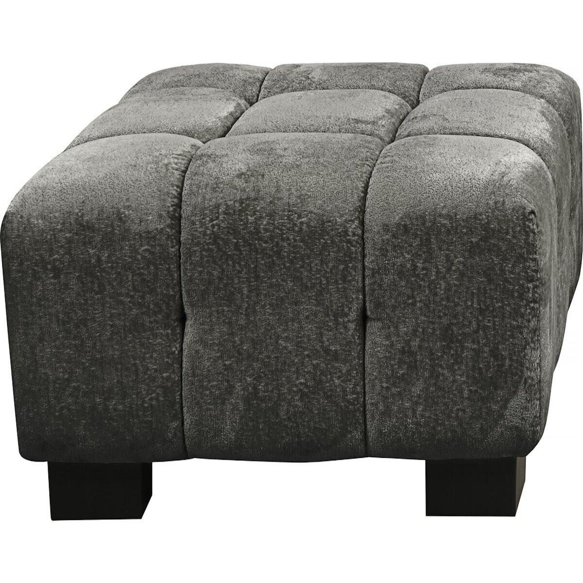 Habitat et Jardin Ottoman  Foch  - 84 x 84 x 43 cm - Gris