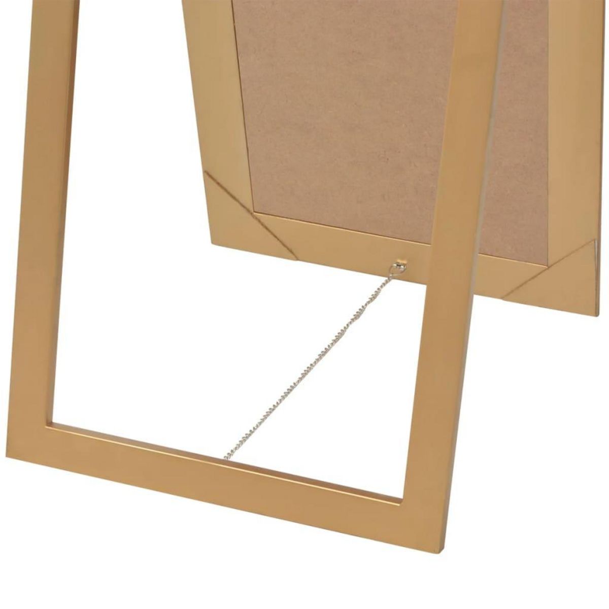 VIDAXL Miroir sur pied Style baroque 160x40 cm Dore