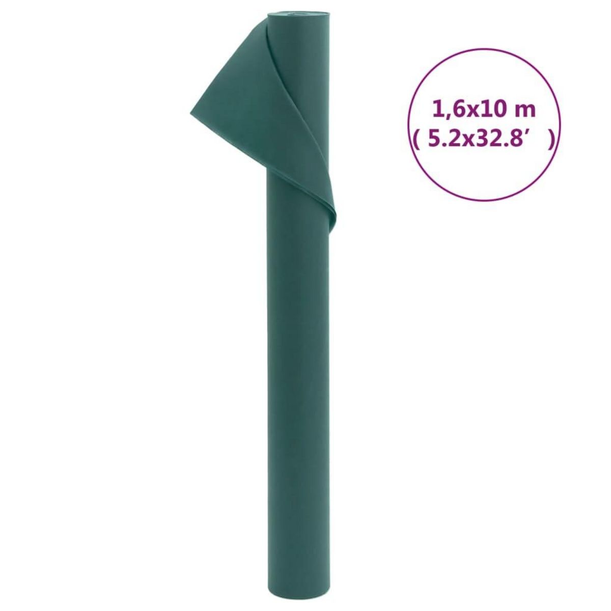 VIDAXL Toison vegetale 2 rouleaux 70 g/m² 10x1,6 m