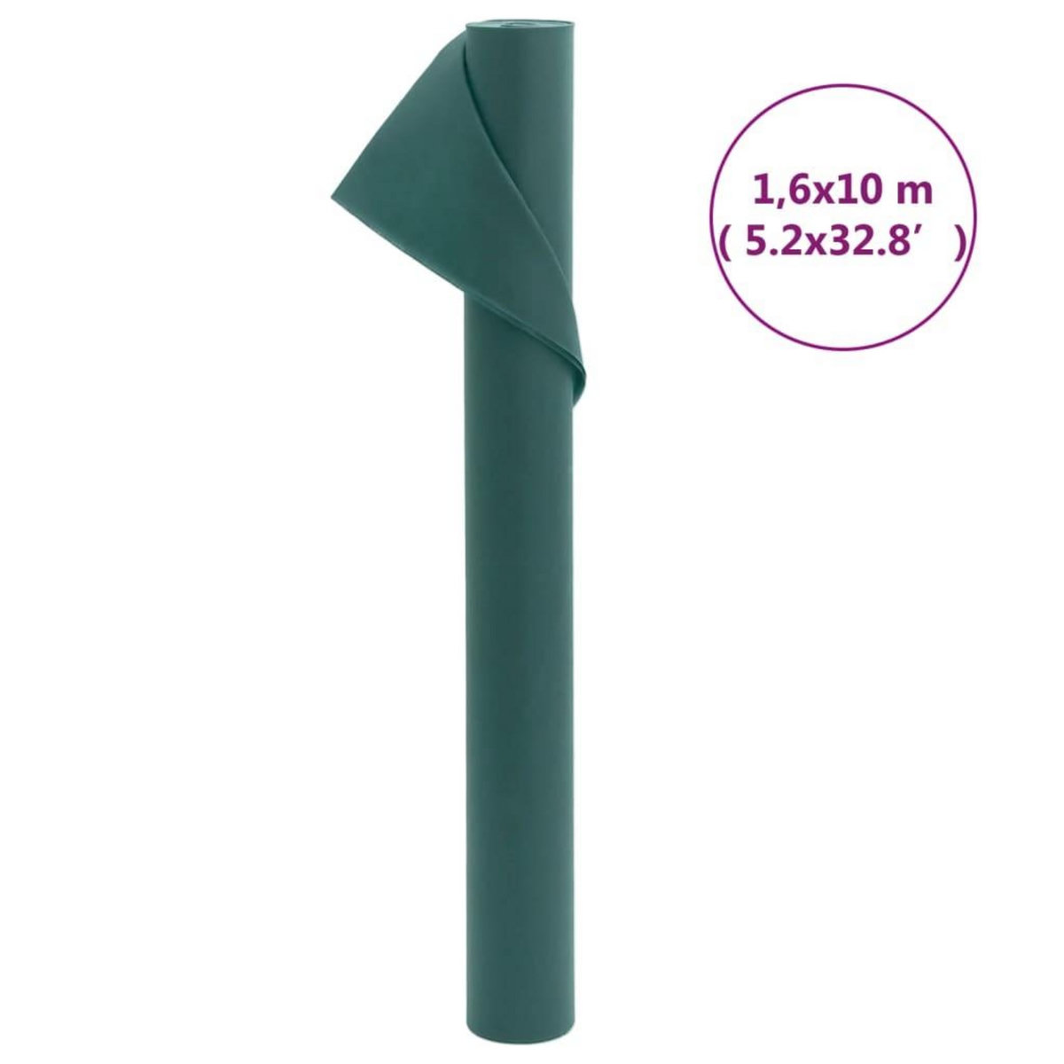 VIDAXL Toison vegetale 2 rouleaux 70 g/m² 10x1,6 m