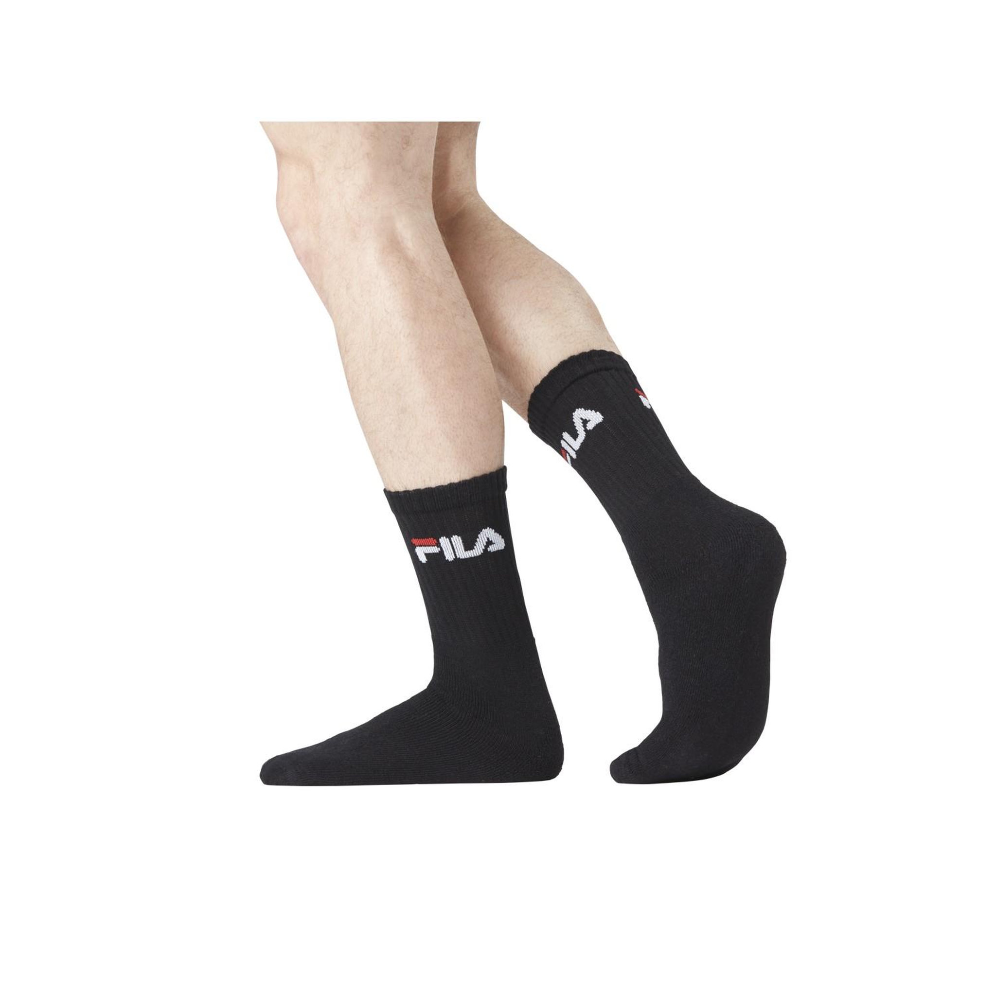 Voir la diapositive 4 : FILA Lot de 12 Paires de Chaussettes Tennis Assorties