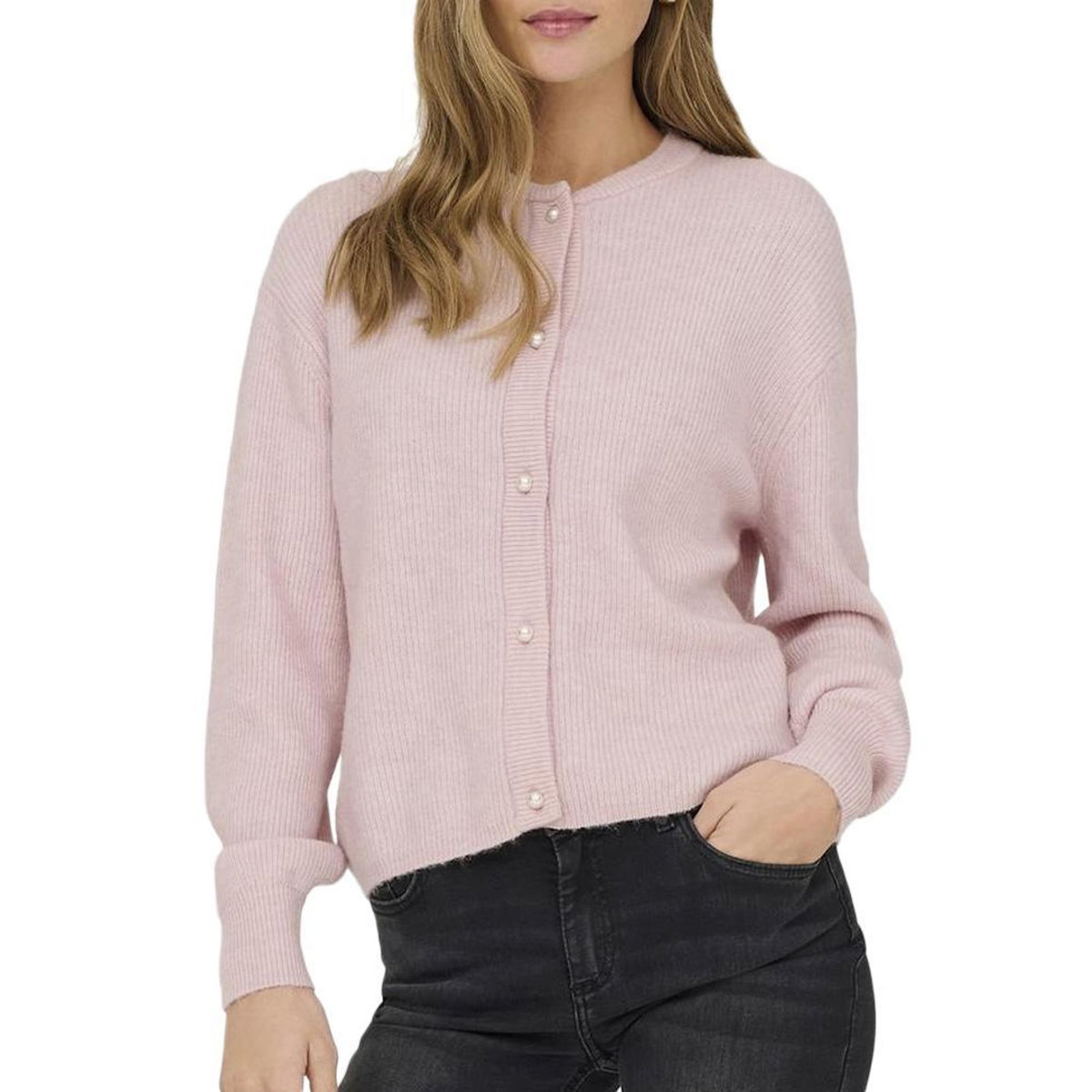 JACQUELINE DE YONG Gilet Rose Clair Femme JDY Lumi