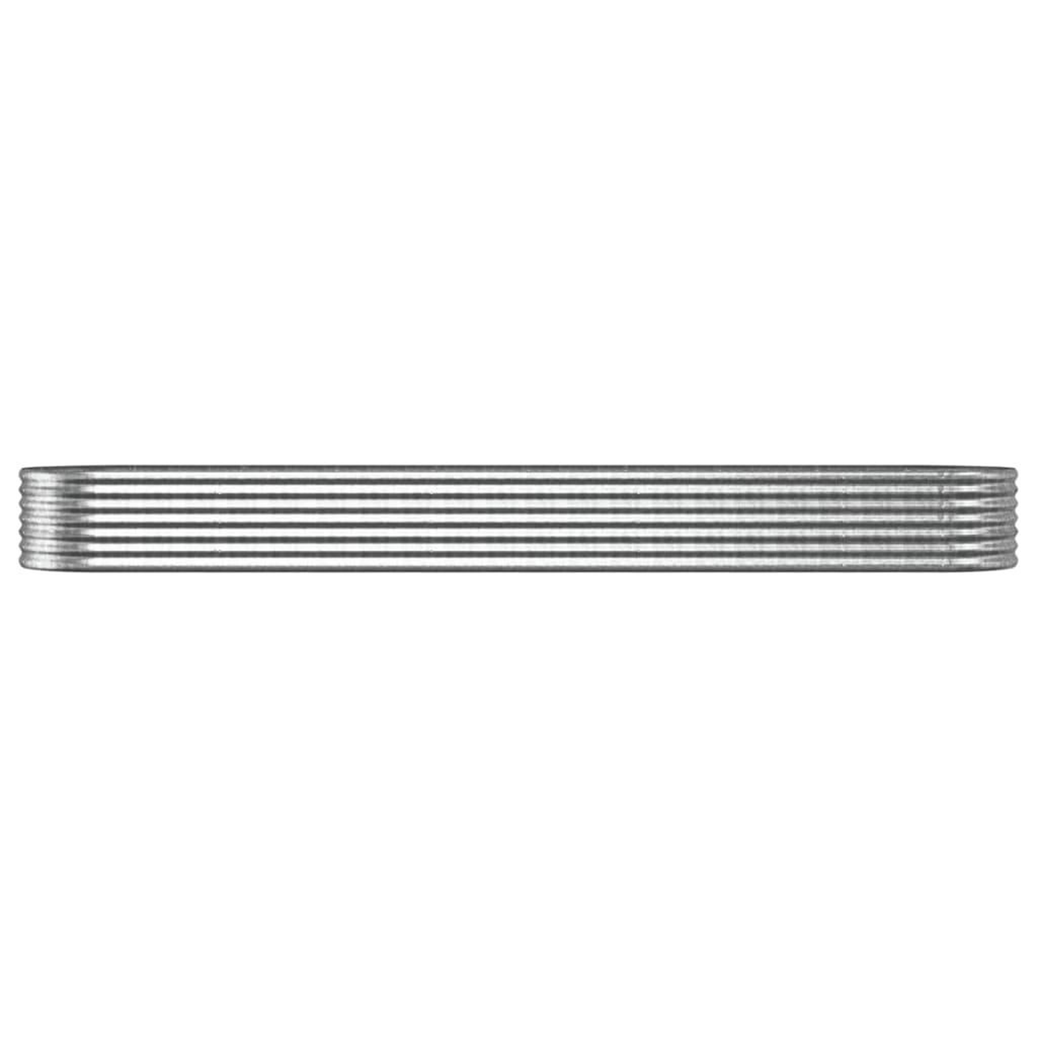 Voir la diapositive 3 : VIDAXL Lit sureleve de jardin Acier enduit de poudre Argente