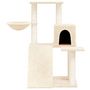 Voir la diapositive 3 : VIDAXL Arbre a chat avec griffoirs en sisal Creme 82 cm