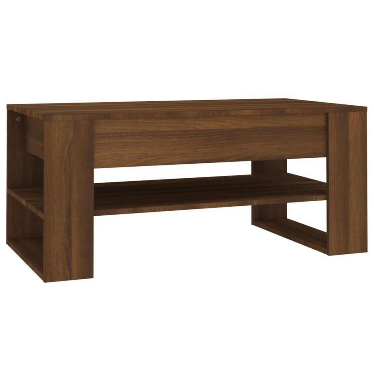 VIDAXL Table basse Chene marron 102x55x45 cm Bois d'ingenierie
