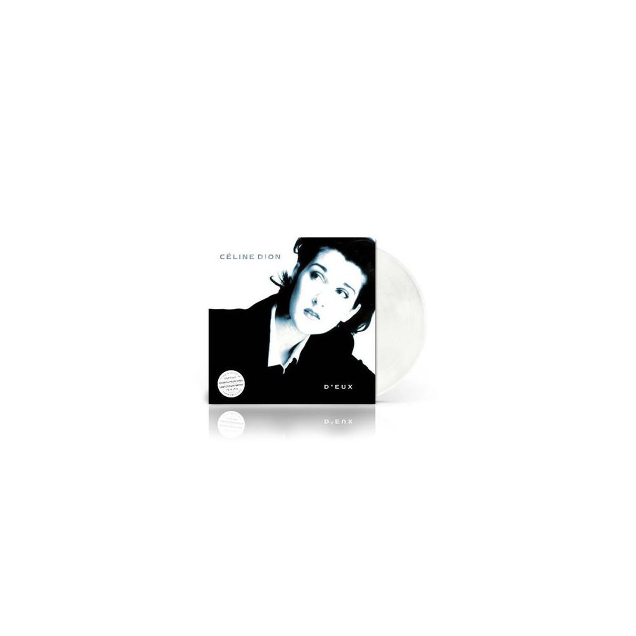 COLUMBIA Vinyle 33t céline dion d'eux édition limitée paris blanc nacré
