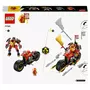 LEGO Ninjago 71783 La moto du robot de Kai Évolution, Jeu de Ninja Évolutif, Figurine Robot et 2 Minifigurines Roi squelette