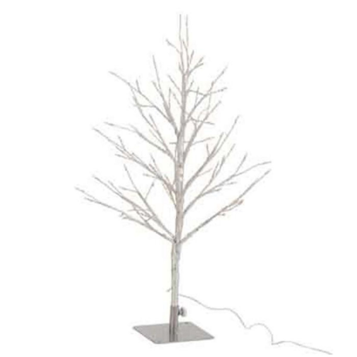 Paris Prix Arbre Déco Led en Métal  Dénudé  60cm Argent