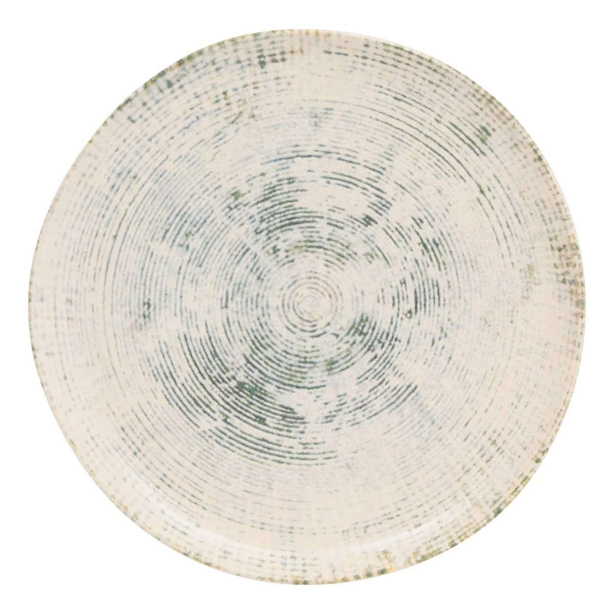SECRET DE GOURMET Lot de 6 assiettes plates  ariane  26cm vert