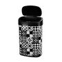 Voir la diapositive 3 : Kitchen move Poubelle automatique 58l inox motif carreau de ciment - bat-58ls06a tile black ss