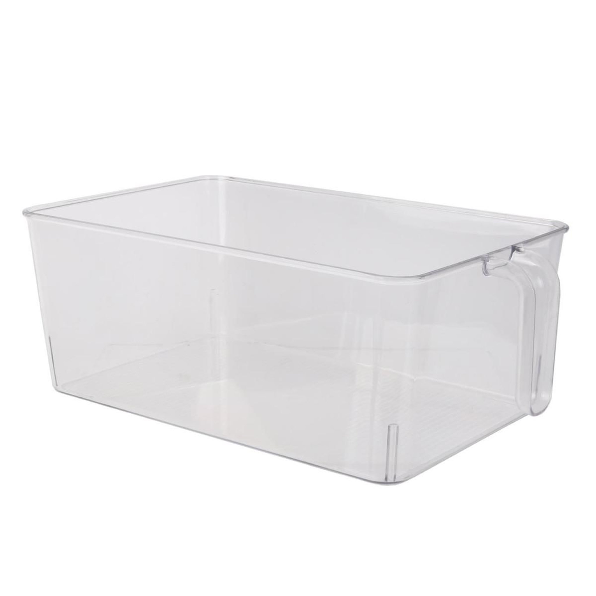 COOK CONCEPT Bac de rangement à poignée  frigo  18cm transparent