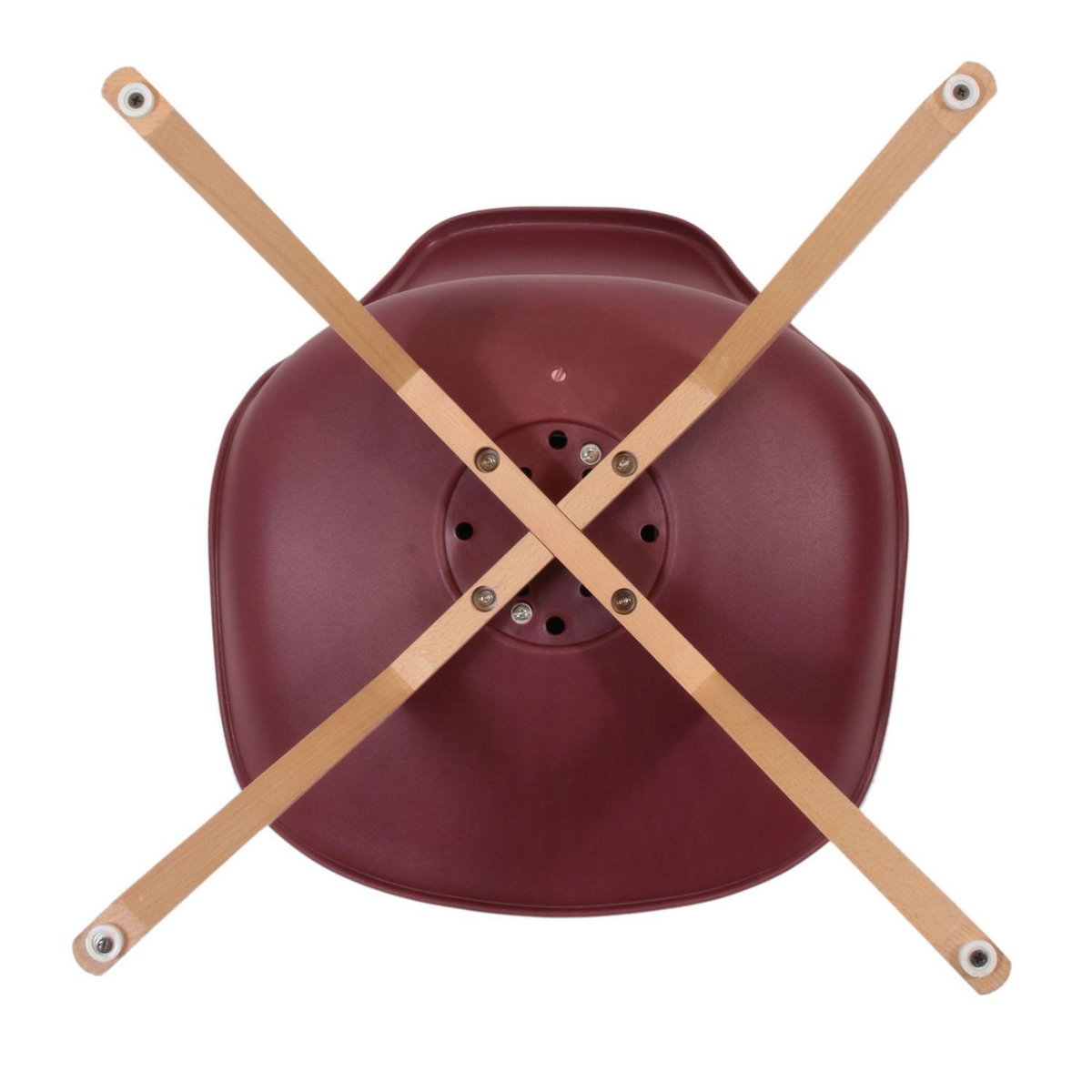 The Home Deco Factory 2 Chaises design scandinaves rembourrées Cocooning