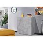 Voir la diapositive 1 : Buffet 2 portes L80cm PESCARA
