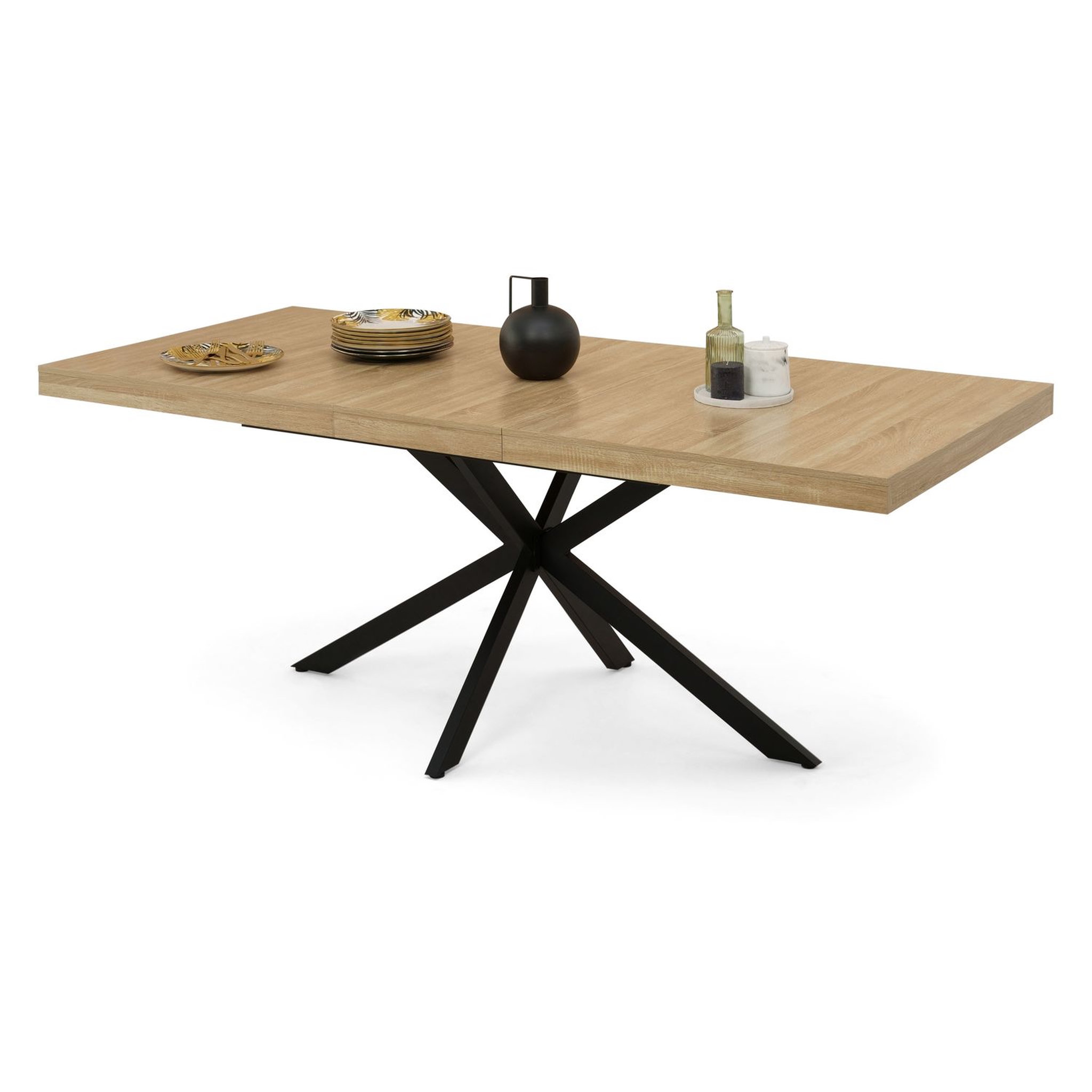 Voir la diapositive 1 : Table de séjour salle à manger extensible L160/200 cm HELENE