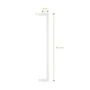 Voir la diapositive 4 : GEUTHER Barrière de Porte à Pression Easylock Plus en Métal - Ajustable de 88,5 cm à 96,5 cm, Couleur Blanc