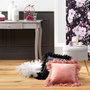 Voir la diapositive 3 : Paris Prix Coussin Déco Plumes  Marlina  40x40cm Noir