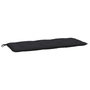 Voir la diapositive 4 : VIDAXL Coussins de banc jardin lot de 2 noir 120x50x7 cm tissu Oxford