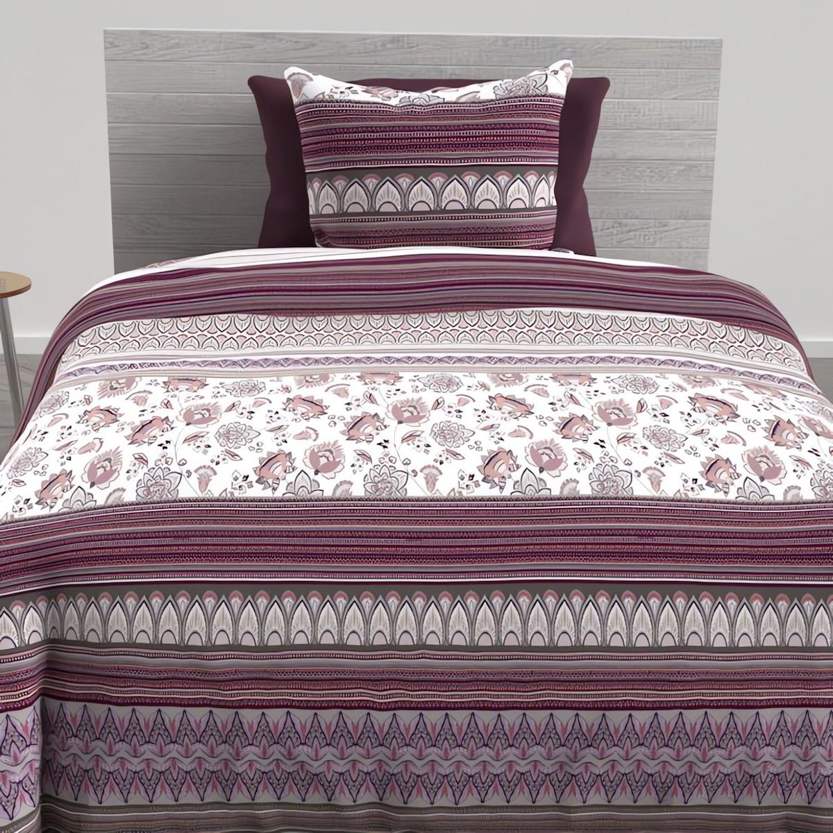 SOLEIL D'OCRE Parure housse de couette en coton 57 fils/cm2 JAIPUR, par Soleil d'Ocre