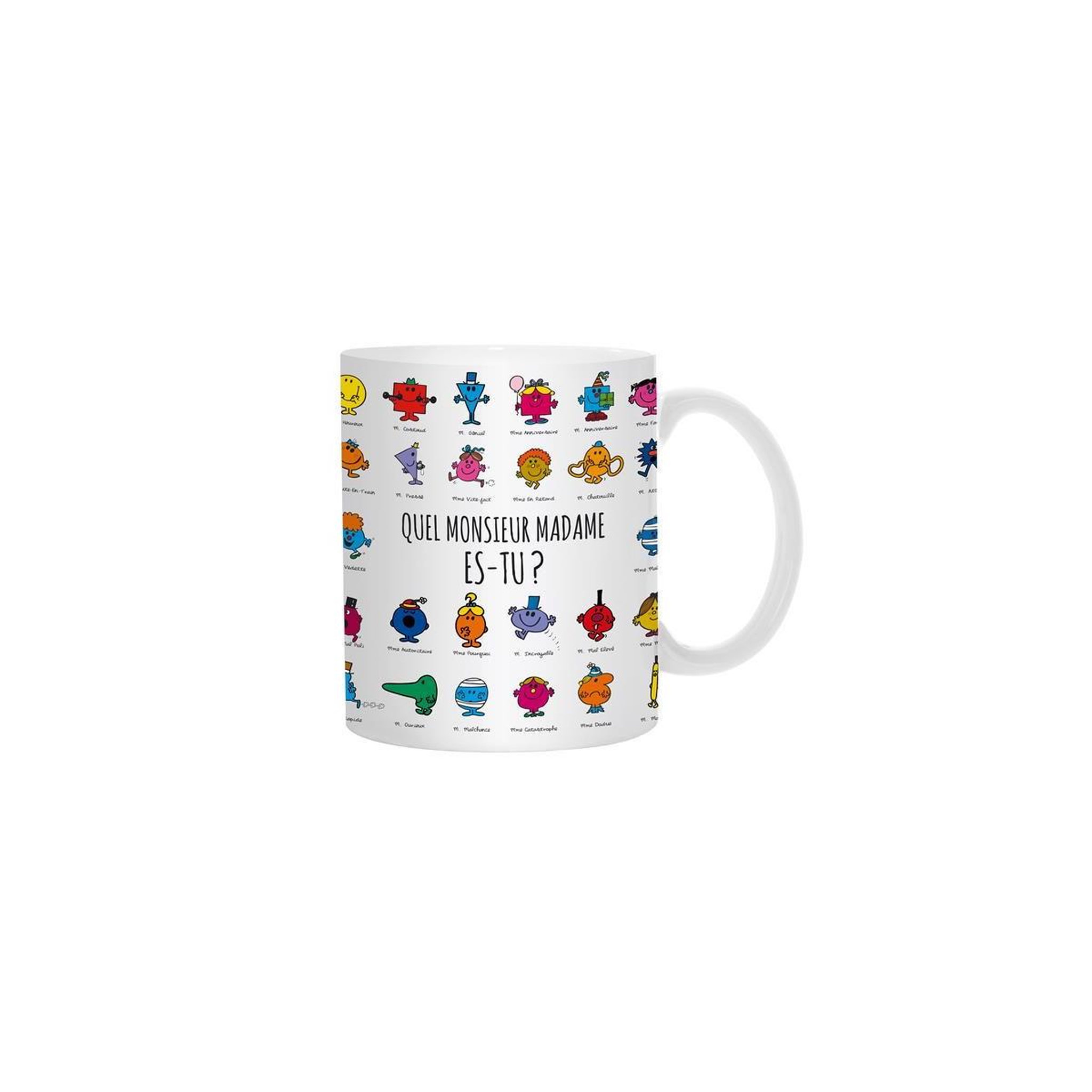 Voir la diapositive 2 : The Home Deco Factory Mug magique  monsieur & madame®  12cm blanc