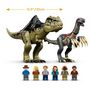 Voir la diapositive 6 : LEGO Jurassic World 76949 L&rsquo;Attaque du Giganotosaurus et du Therizinosaurus, Jouet Dino