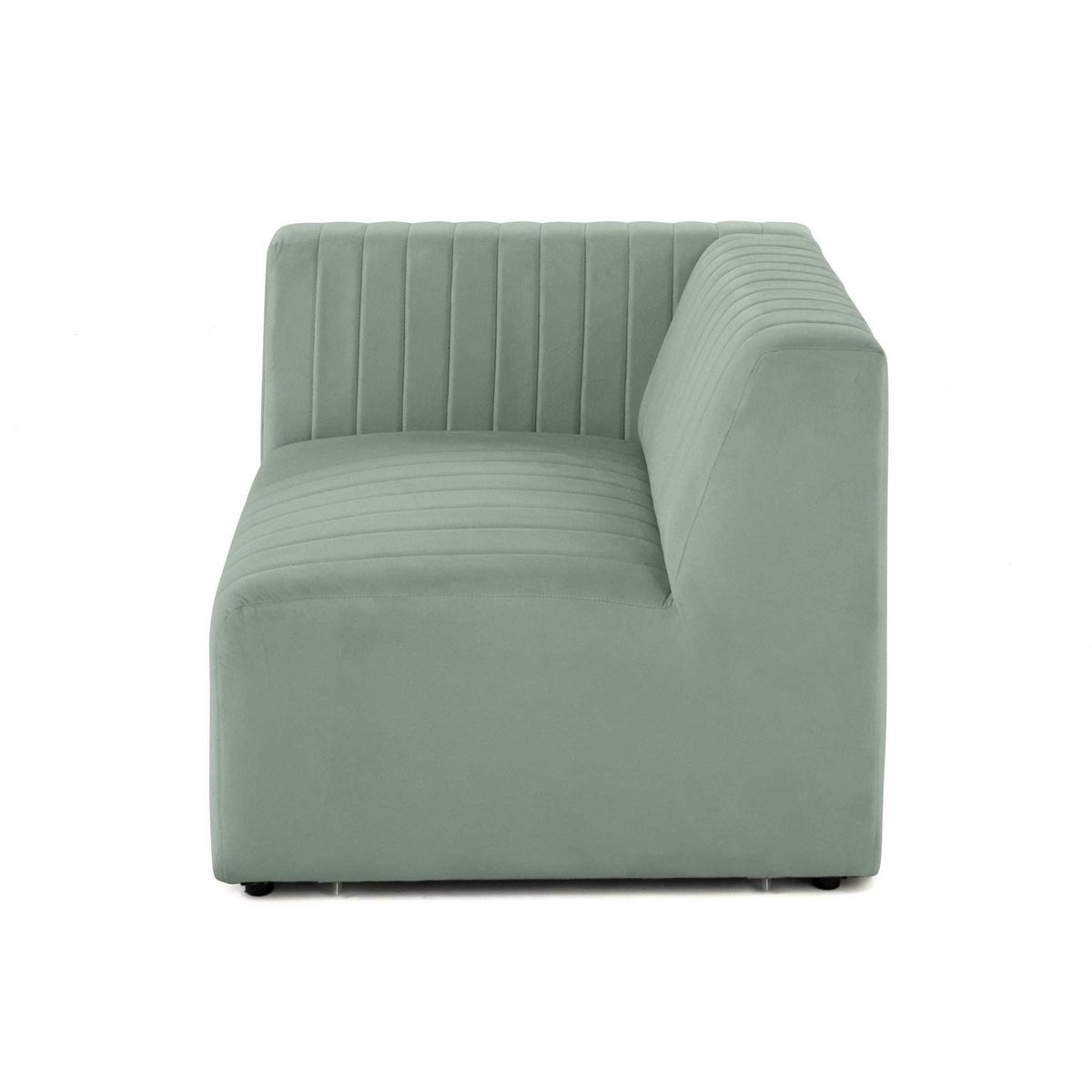 LISA DESIGN Nova - module d'assise gauche - en velours