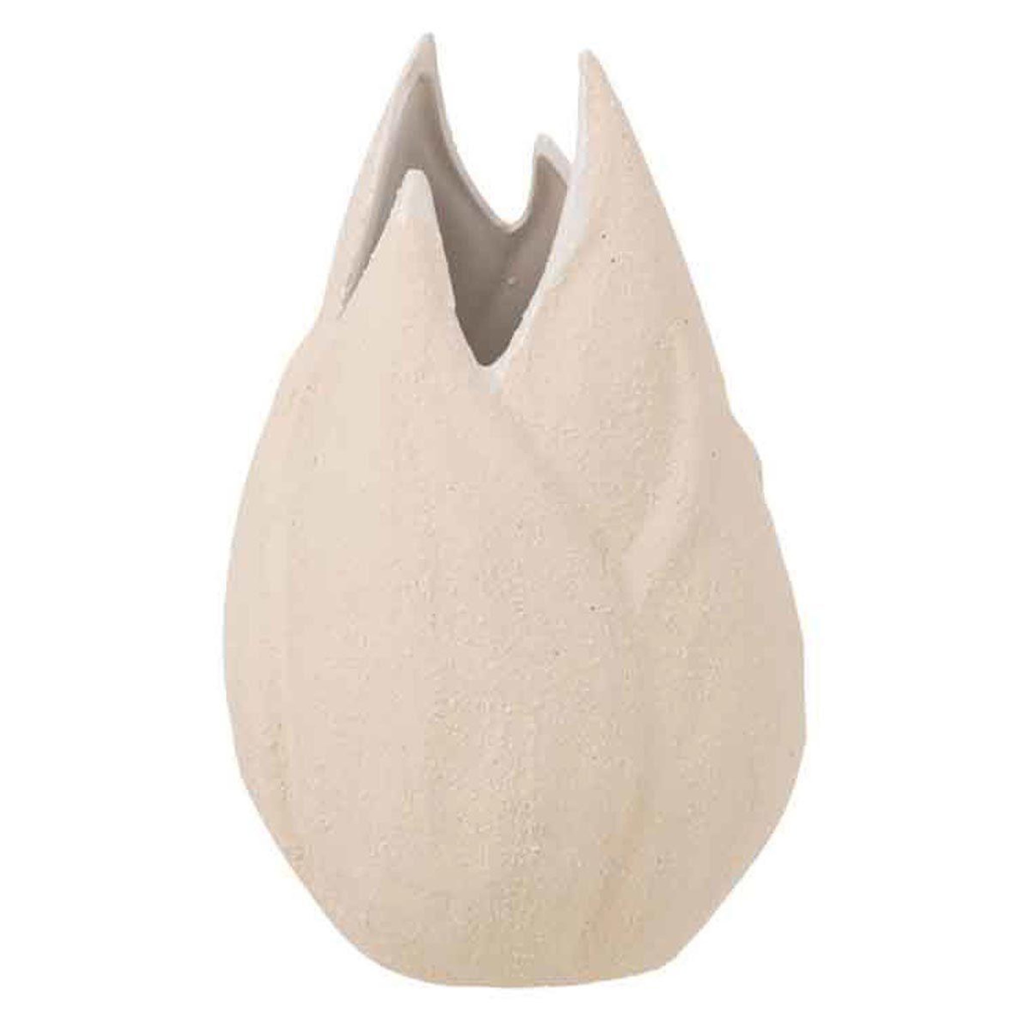 J-LINE Vase design en céramique  adema  31cm beige