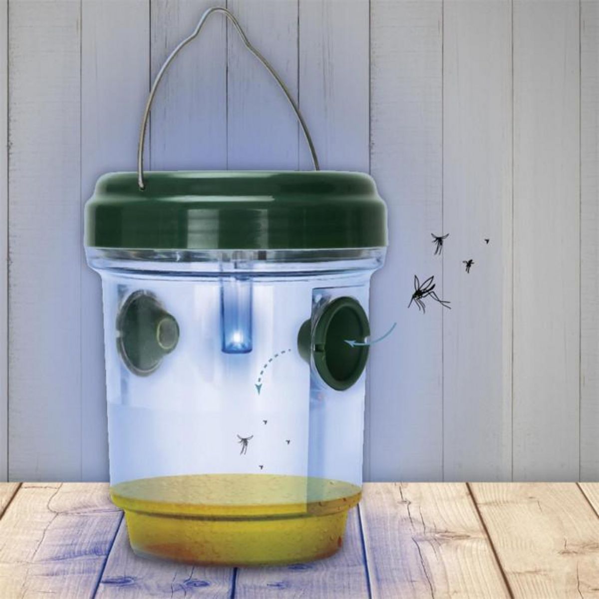 Paris Prix Piège à Insectes  Solaire  11cm Transparent