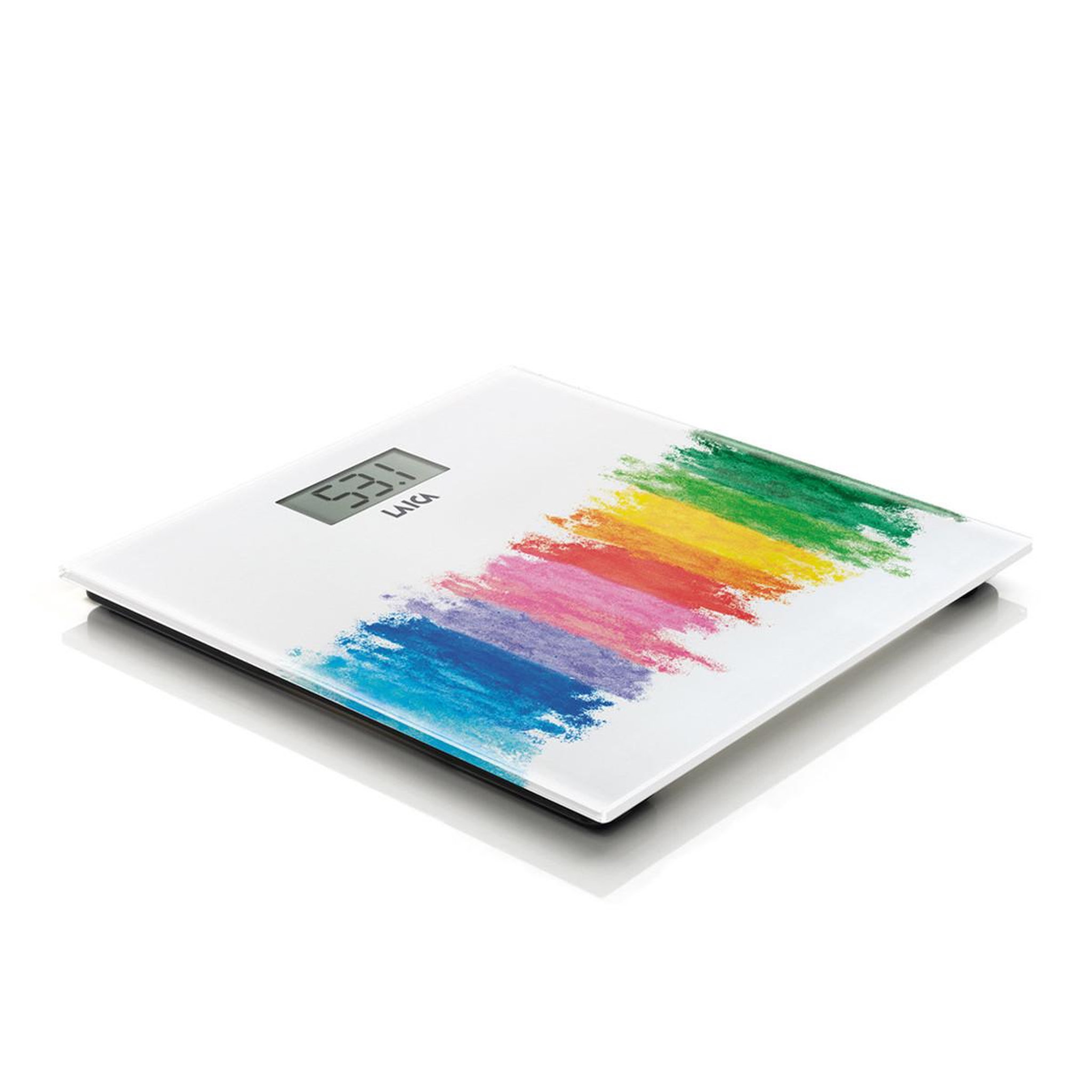 LAICA Laica PS1062 balance Carré Multicolore, Blanc Pèse-personne électronique