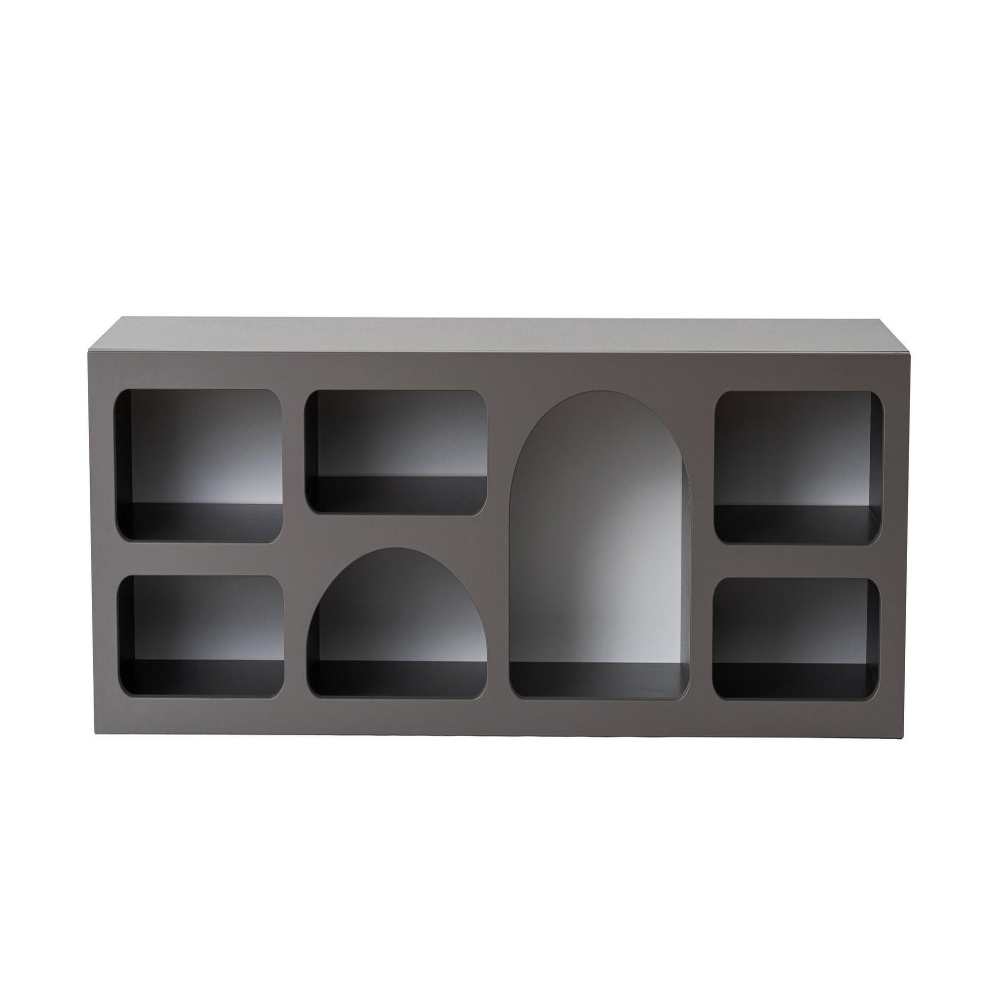 Habitat et Jardin Buffet en bois  ferlis  - 160 x 40 x 51 cm - gris anthracite