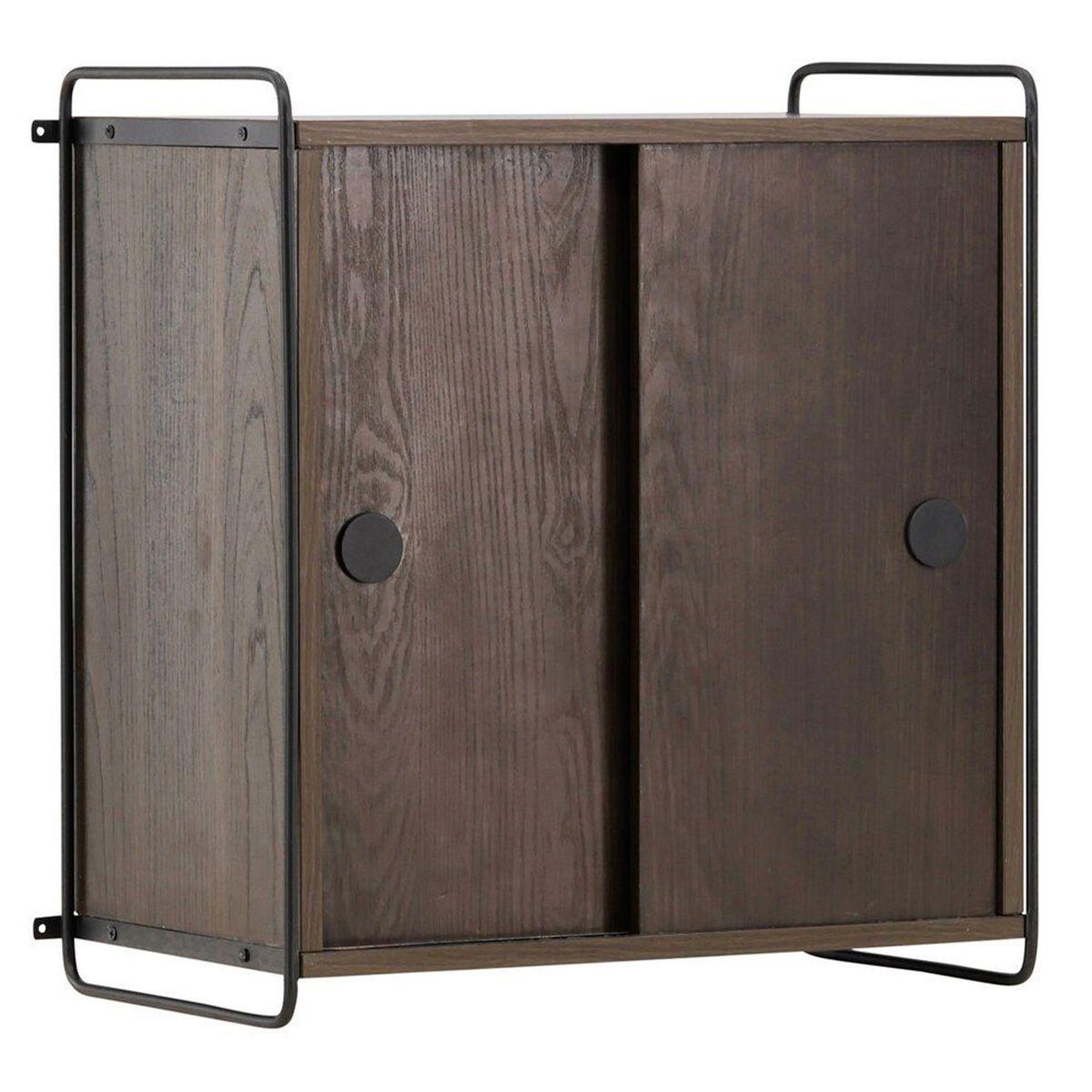 Paris Prix Étagère murale 2 portes  paris  68cm marron foncé