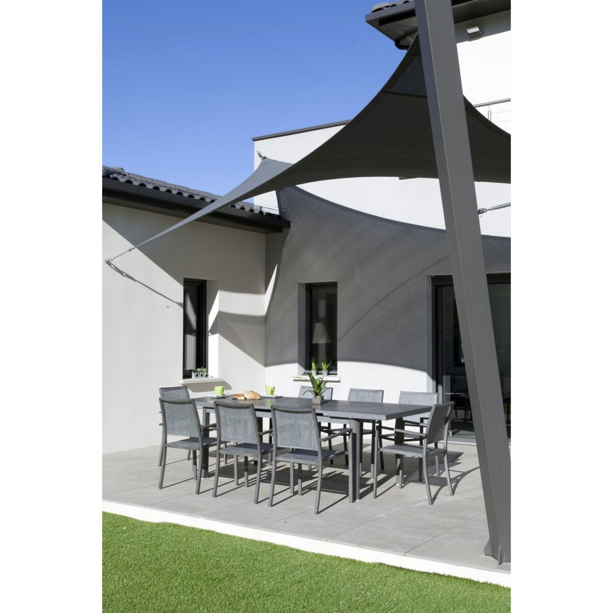 Salon de jardin 6 personnes LUPIN