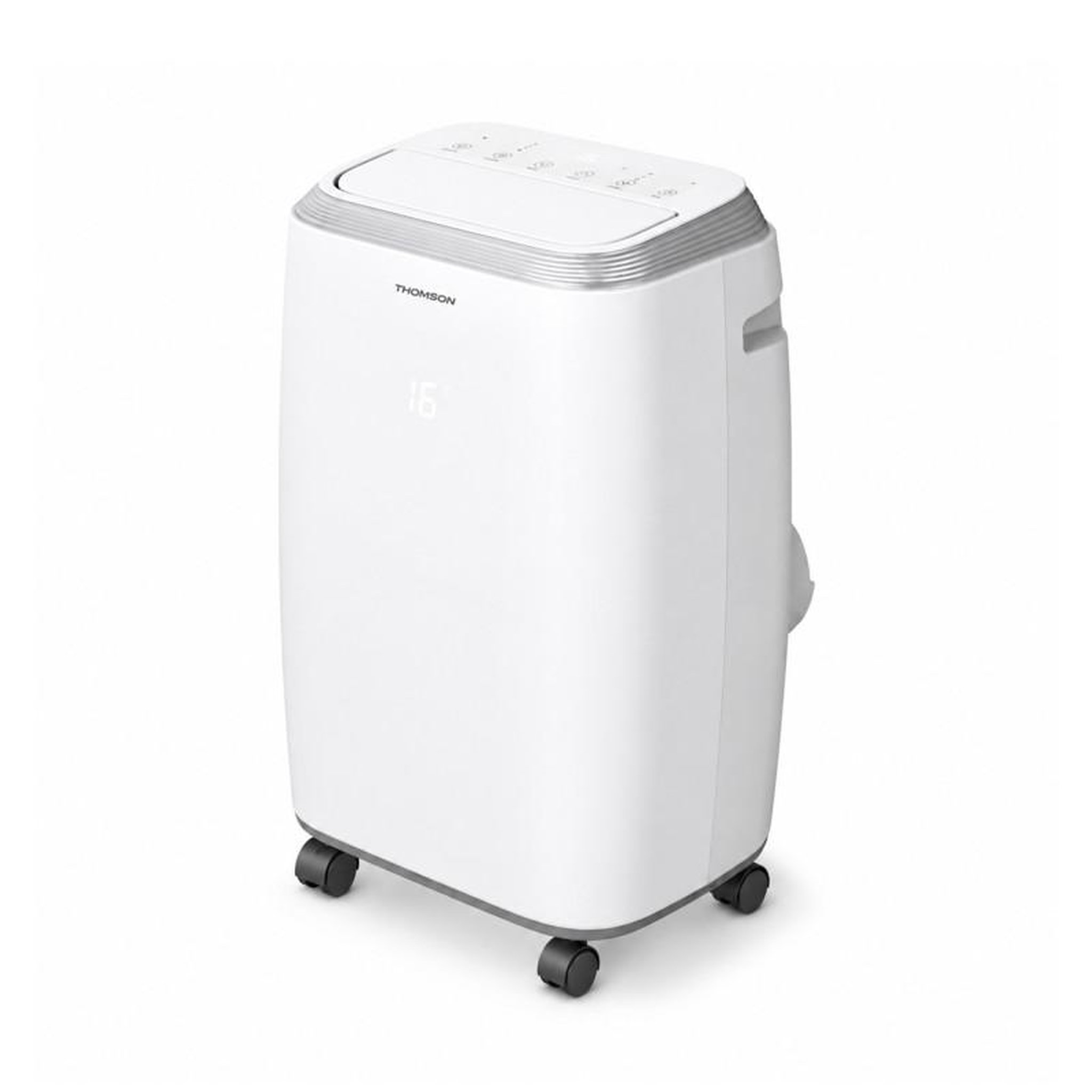 Voir la diapositive 5 : THOMSON Thomson - Climatiseur Mobile électronique Réversible 14000 Btu - Ecran Led - 3 Vitesses - Programmation - 65db - Télécommande