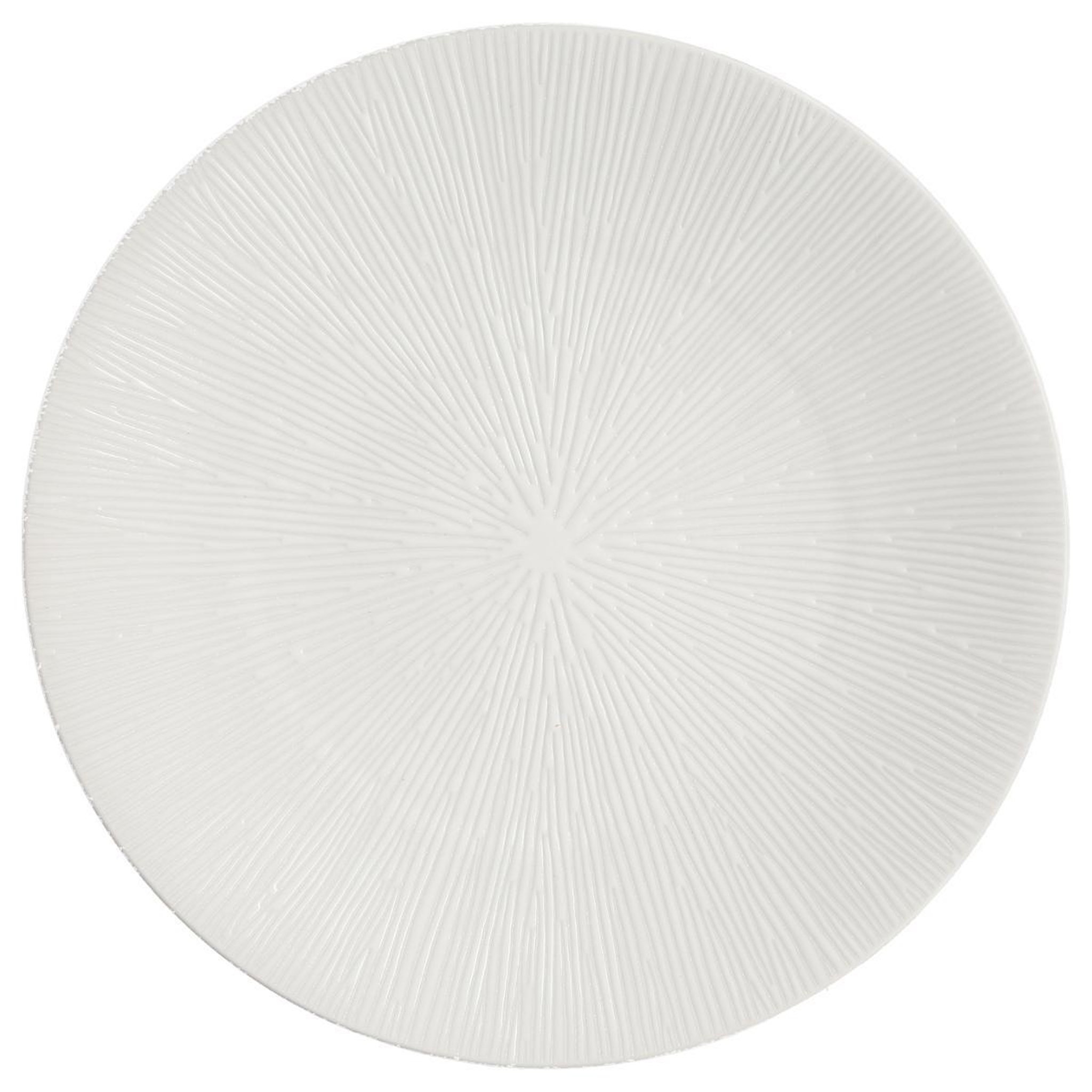 Voir la diapositive 2 : SECRET DE GOURMET Lot de 6 assiettes plates  atelier  27cm crème