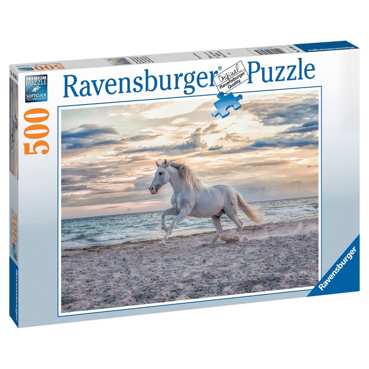 RAVENSBURGER Puzzle 500 pièces - Cheval sur la plage