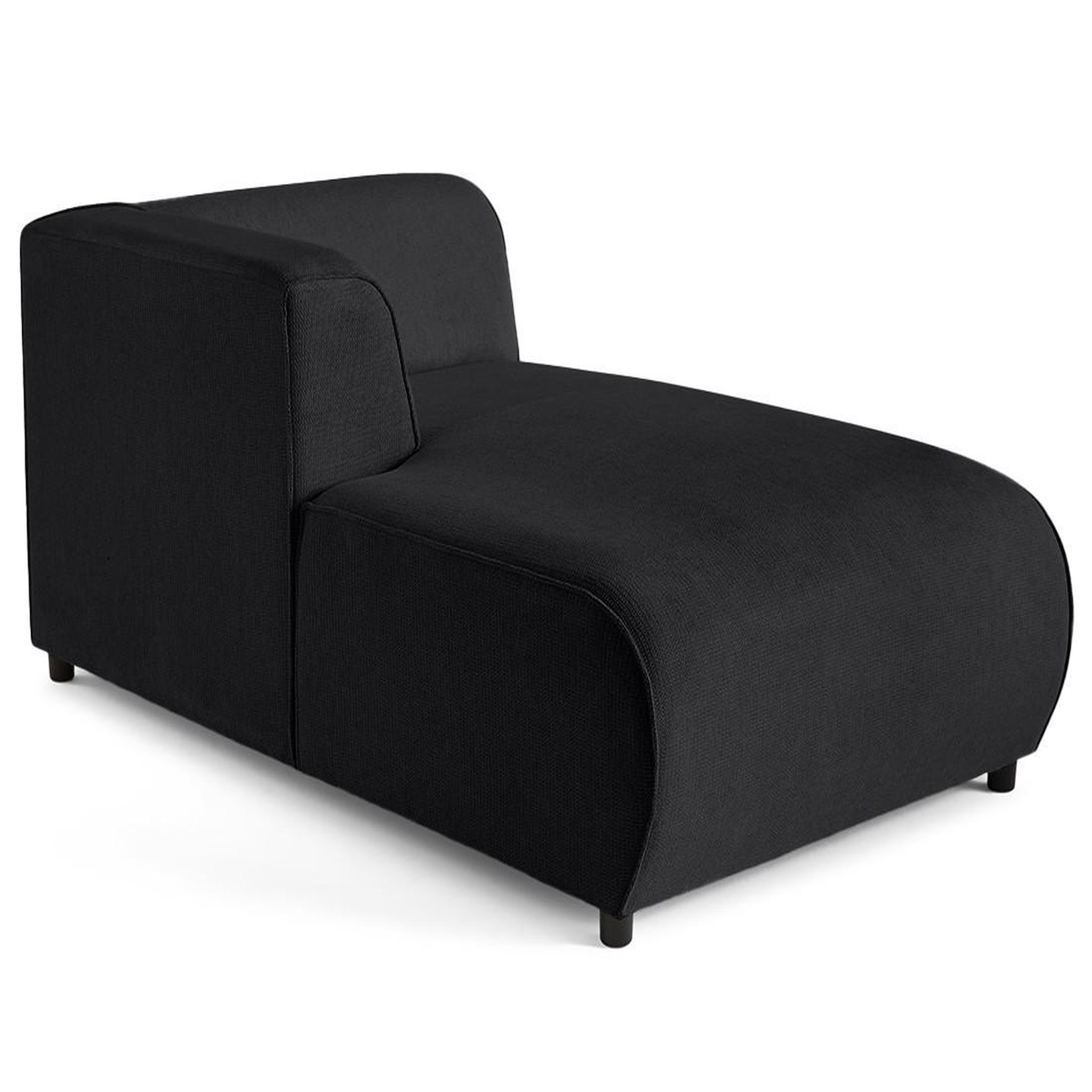 Voir la diapositive 1 : LISA DESIGN Suaro - module d'assise méridienne gauche en tissu texturé