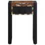 Voir la diapositive 2 : VIDAXL Table d'appoint multicolore 35x35x50cm bois massif recuperation