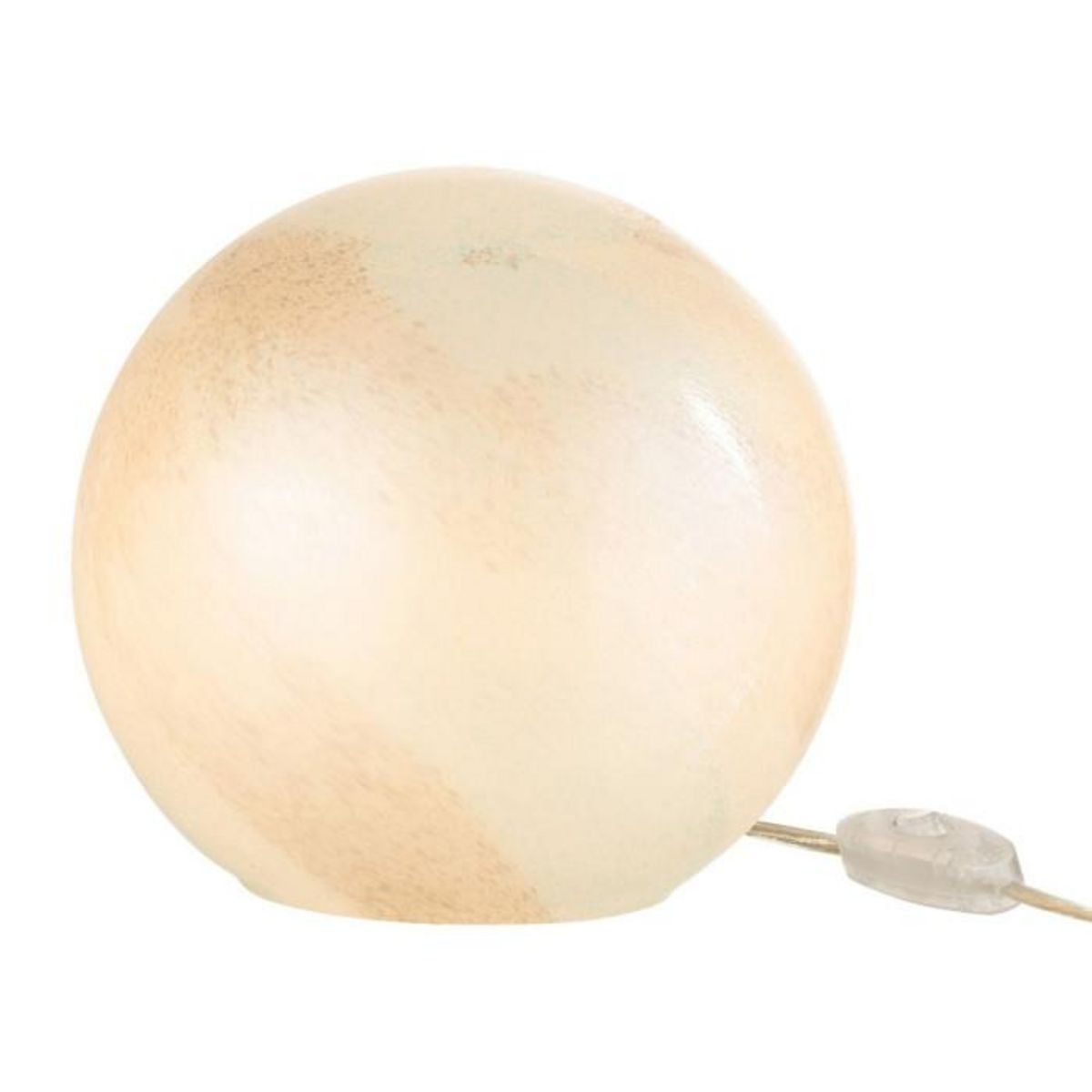 Paris Prix Lampe à Poser Ronde  Pearl  20cm Blanc