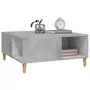 VIDAXL Table basse gris beton 80x80x36,5 cm bois d'ingenierie