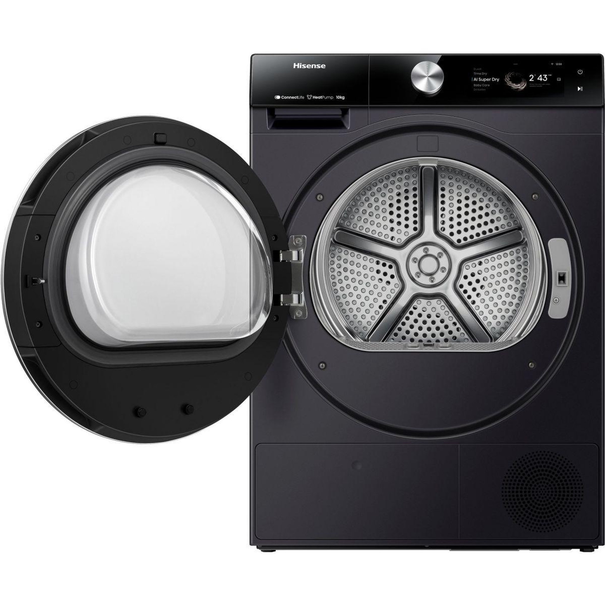 Voir la diapositive 2 : Hisense Sèche linge pompe à chaleur dh7s107bb