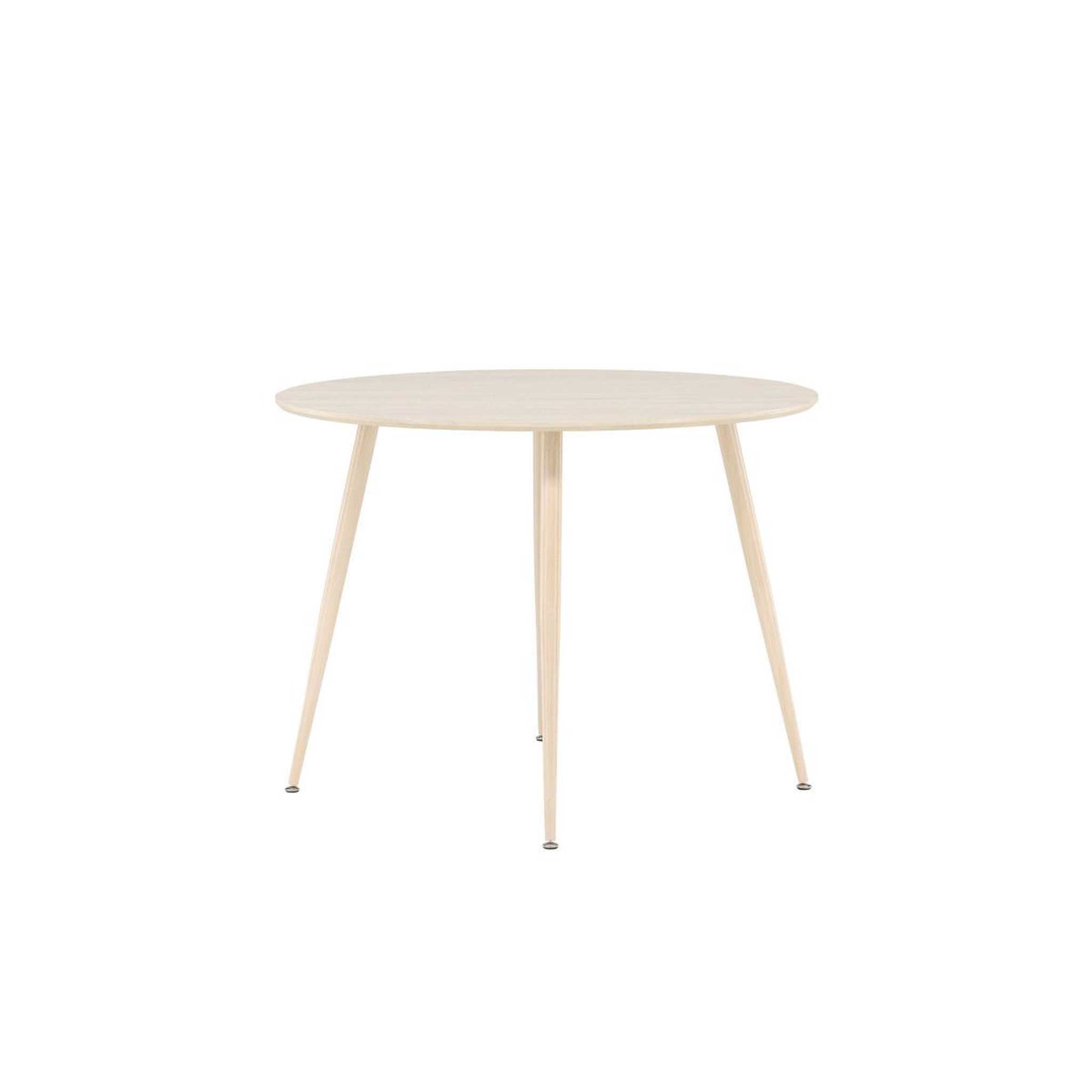Voir la diapositive 2 : Paris Prix Table à manger design  plaza  100cm naturel