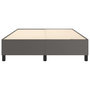 Voir la diapositive 5 : VIDAXL Cadre de lit sans matelas gris 140x190 cm similicuir